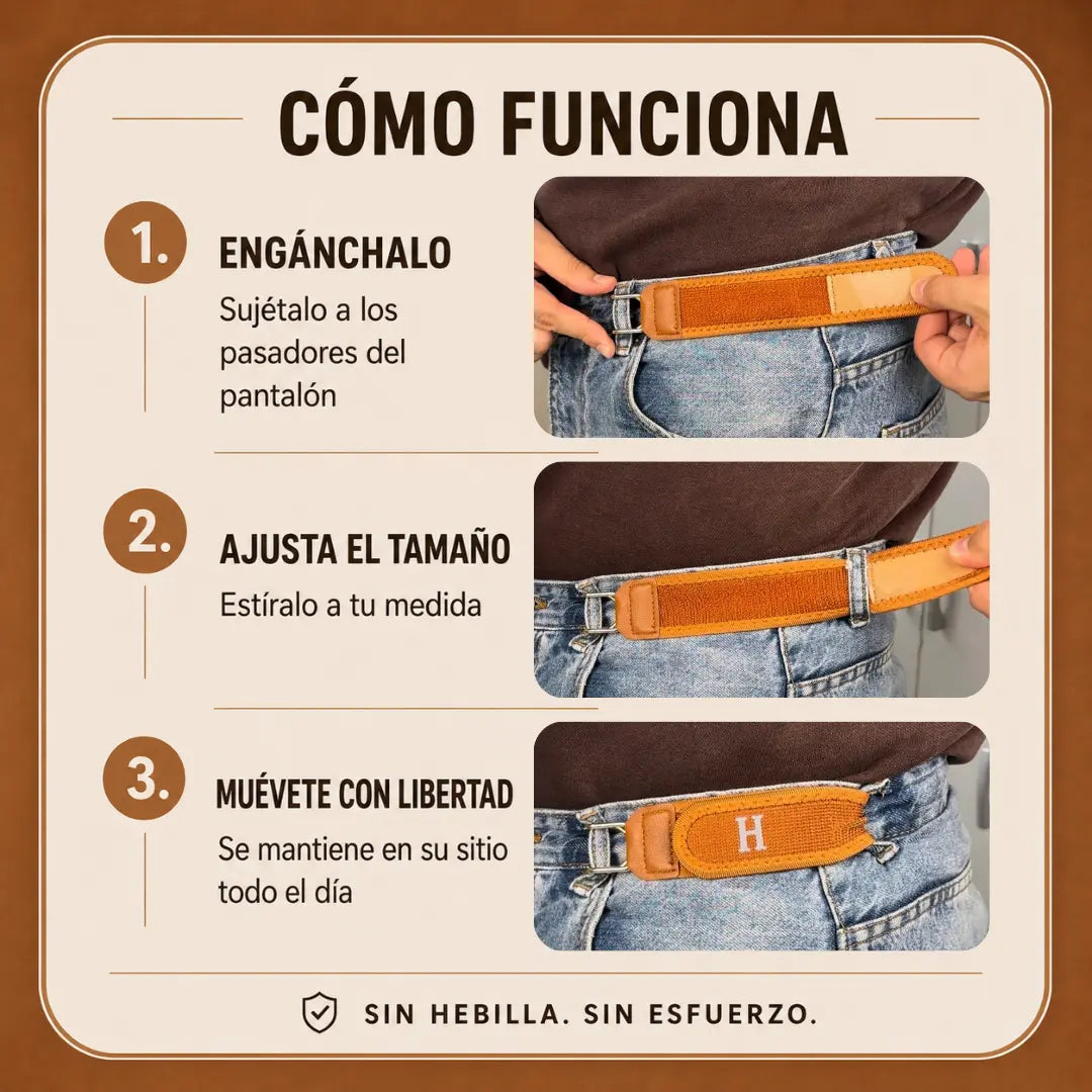 HoldFit® Cinturón Sin Hebilla Ajustable